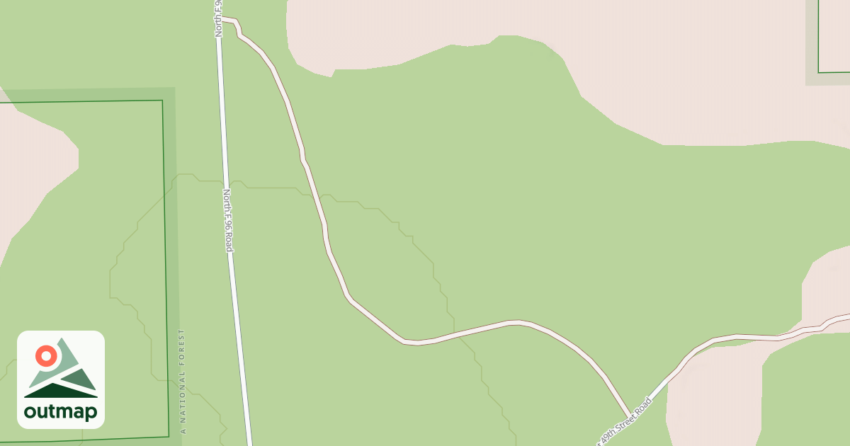 Map of USFS Motor Vehicle Use Map Roads {88E77801-E63D-436C-9627-B5C0B714B842}