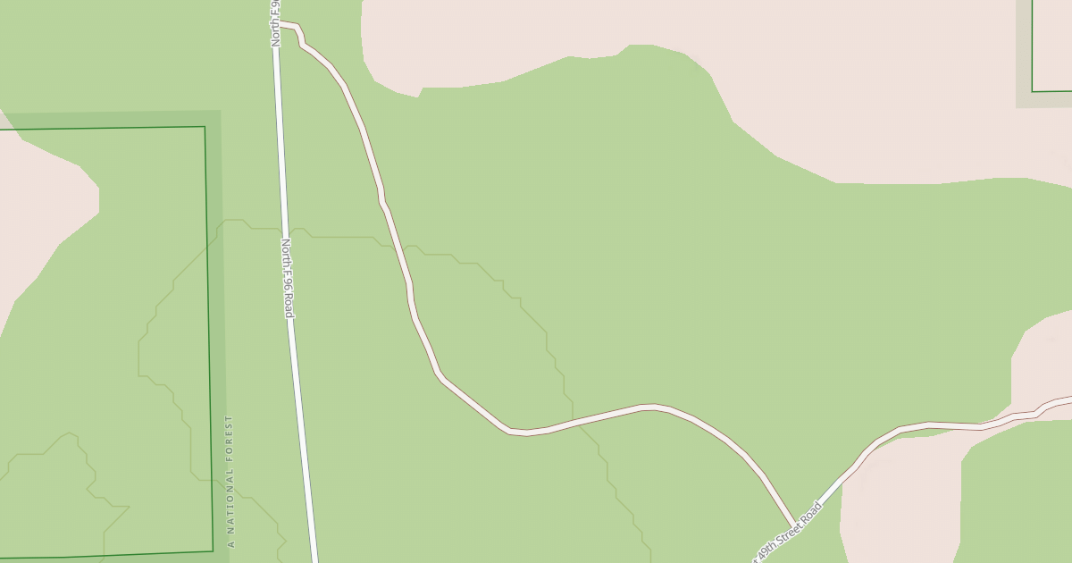 Map preview of USFS Motor Vehicle Use Map Roads {88E77801-E63D-436C-9627-B5C0B714B842}