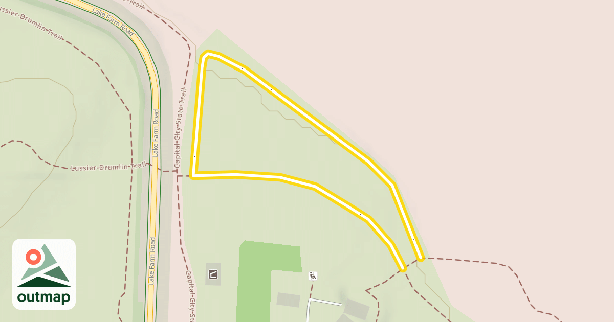 Map of Lussier-Drumlin Trail