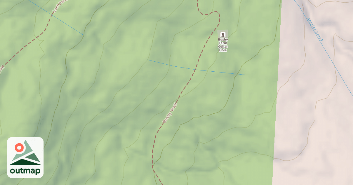 Map of Busby Trail