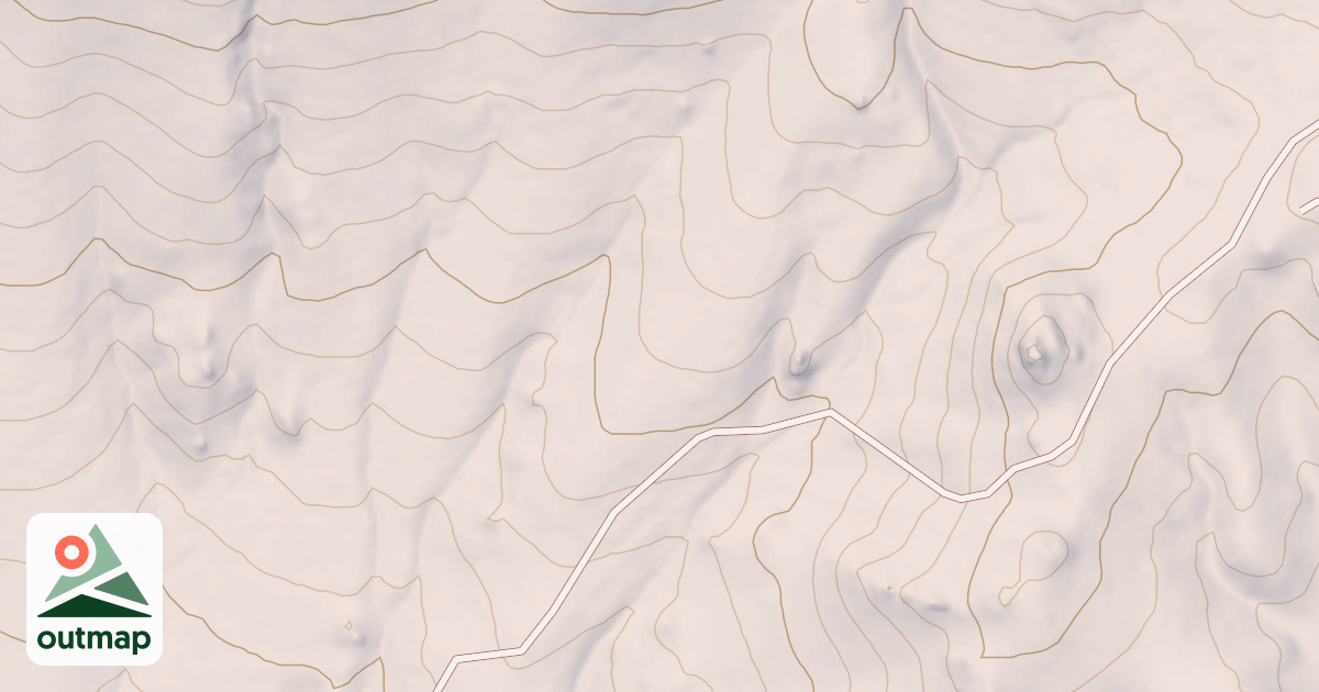 Map of BUTTERMILK CREEK SPUR B