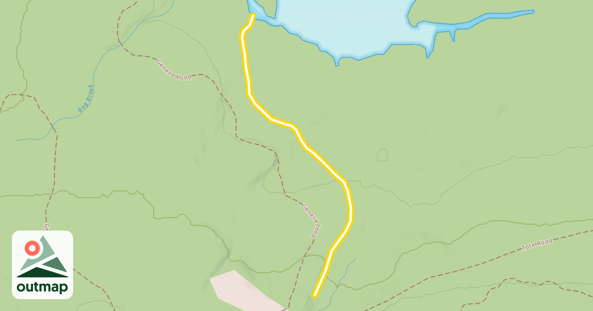 Map of Lake Trail