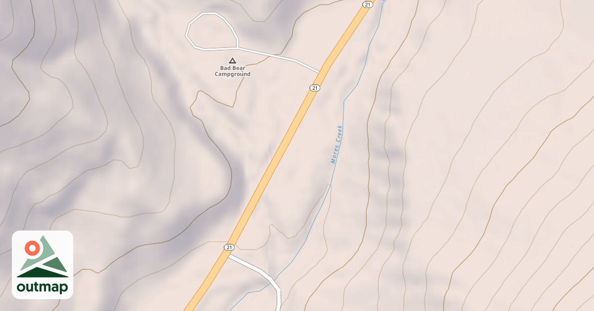Map of BAD BEAR PICNIC