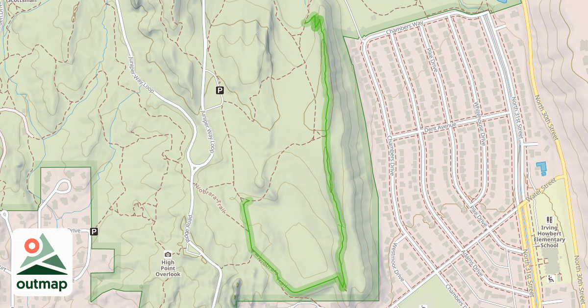Map of Niobrara Trail