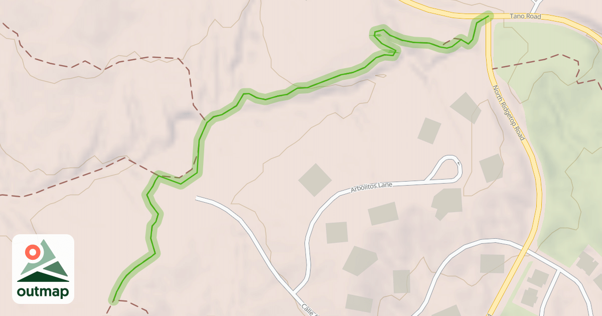 Map of Arbolitos Trail