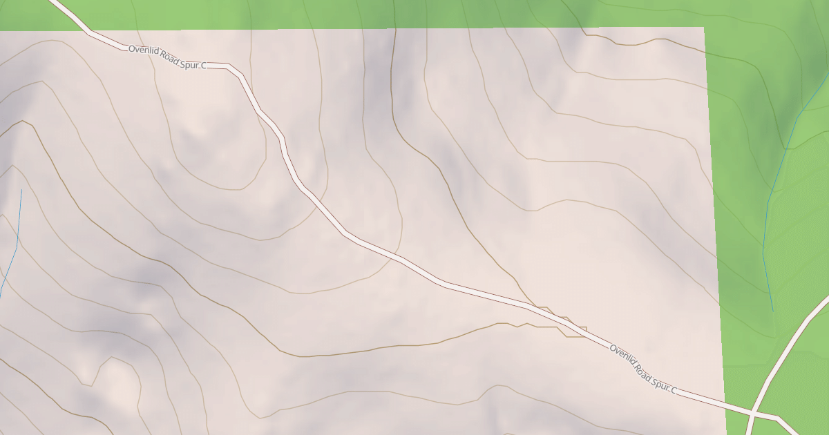 Map preview of OVENLID SPUR C