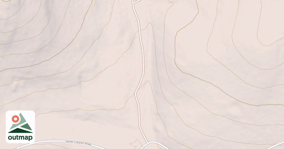 Map of UPPER N FORK N CREEK CA - 3