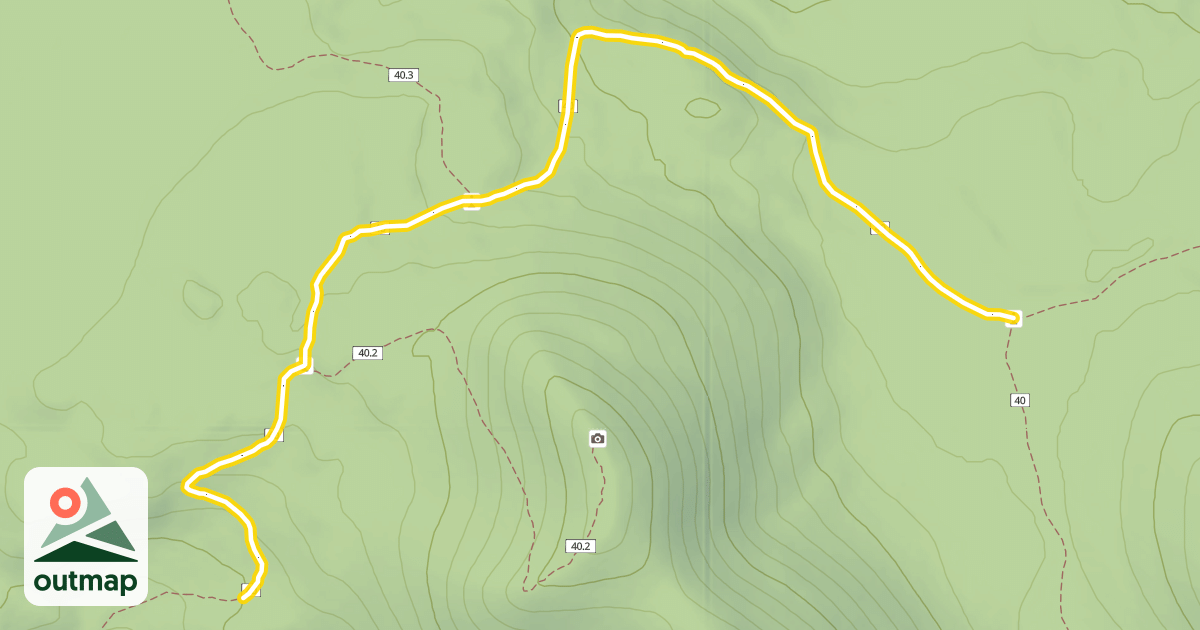 Map of Swampy-Dutchman Trail #40