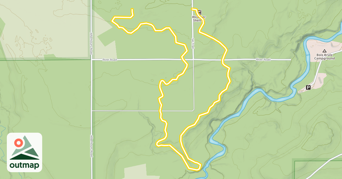 Map of White Pines