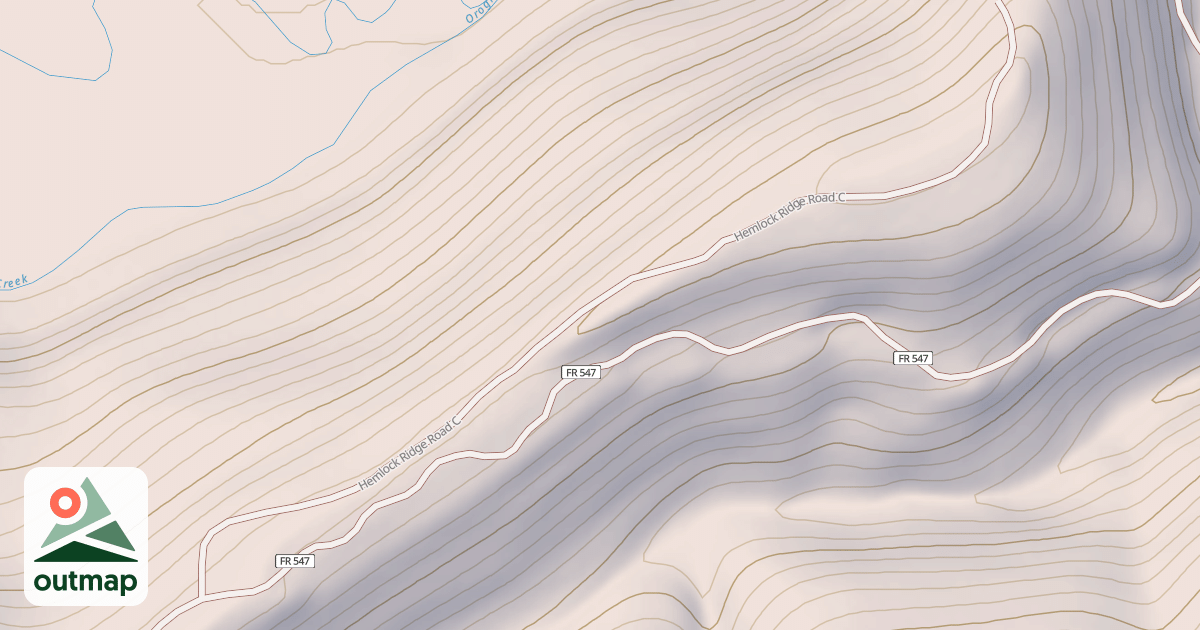 Map of HEMLOCK RIDGE C