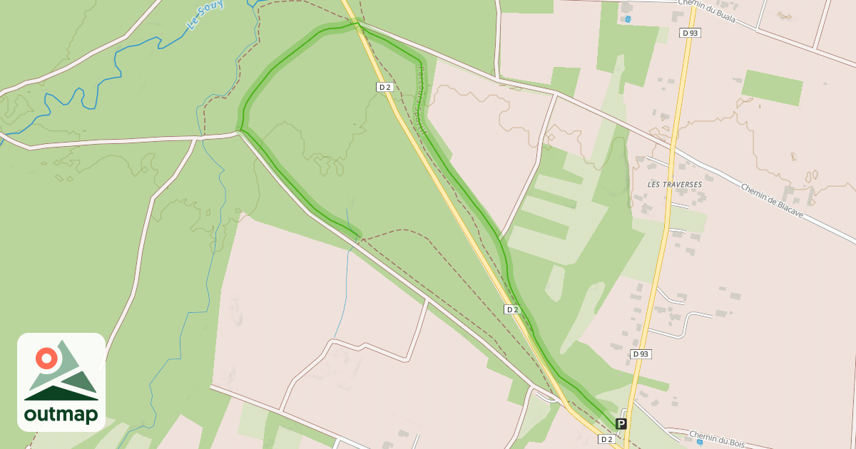 Map of Parcours Sportif