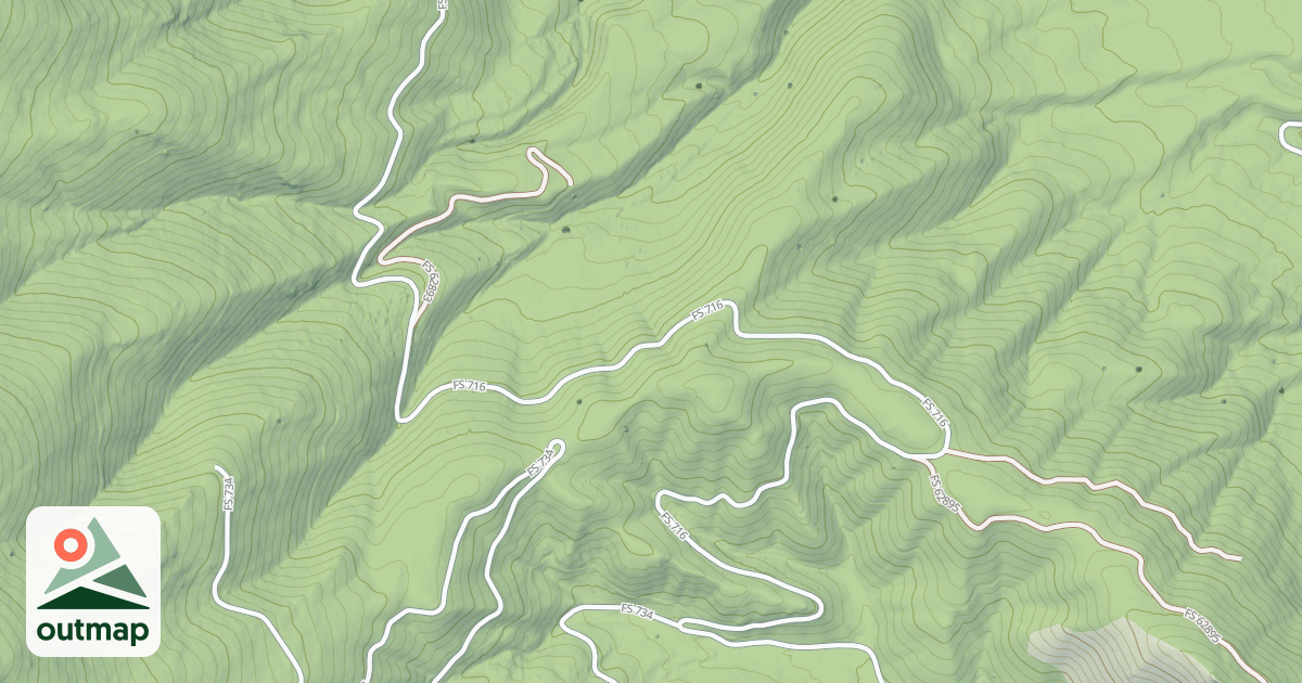 Map of (FDR) SPOON CREEK