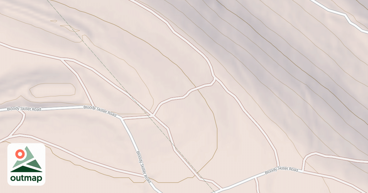 Map of Bloody Skillet ATV Trail
