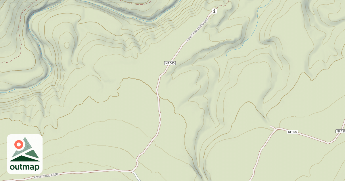 Map of ALLEN SPRINGS TRAILHEAD