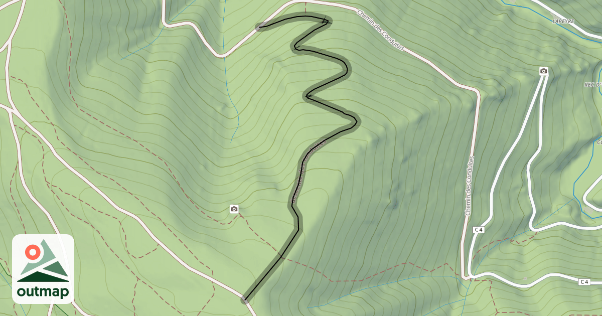 Map of descente des conduites