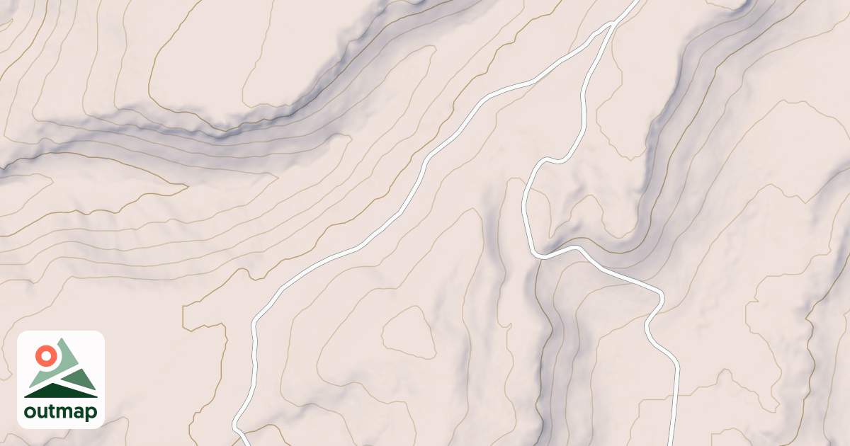 Map of Bear Gulch East