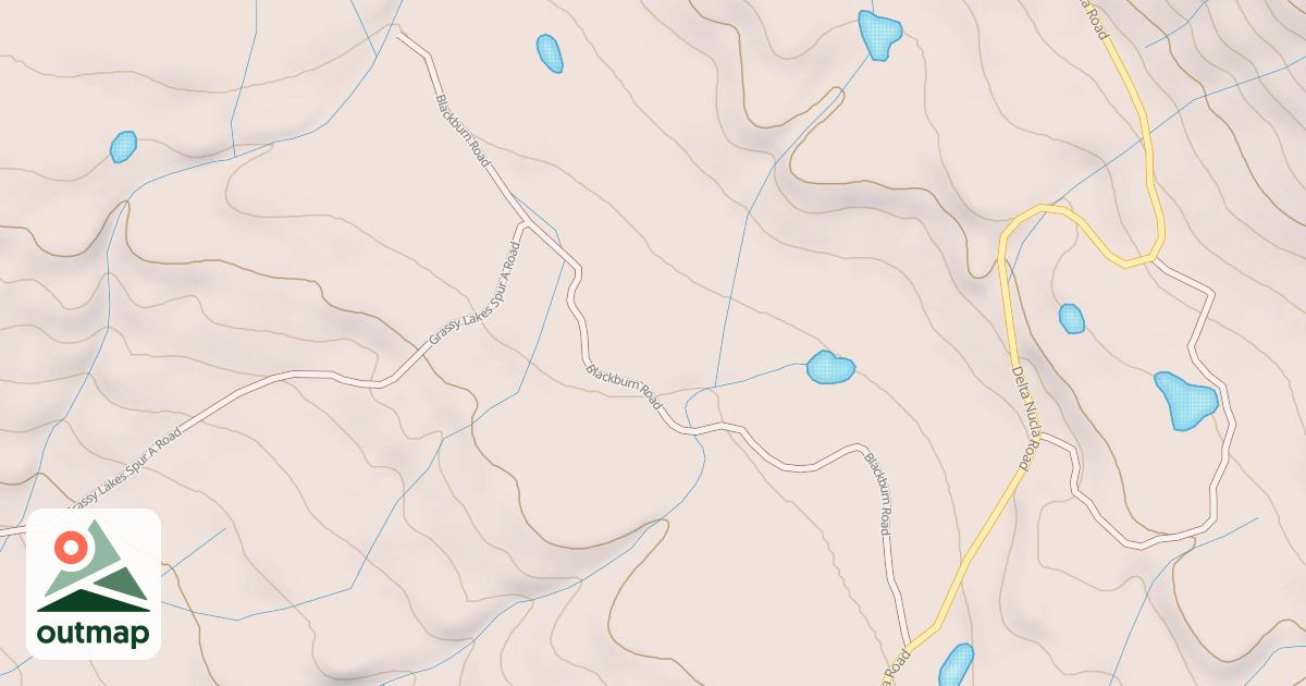 Map of BLACKBURN