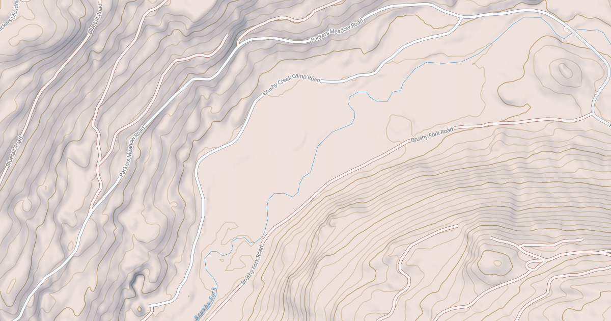 Map preview of BRUSHY CREEK CAMP