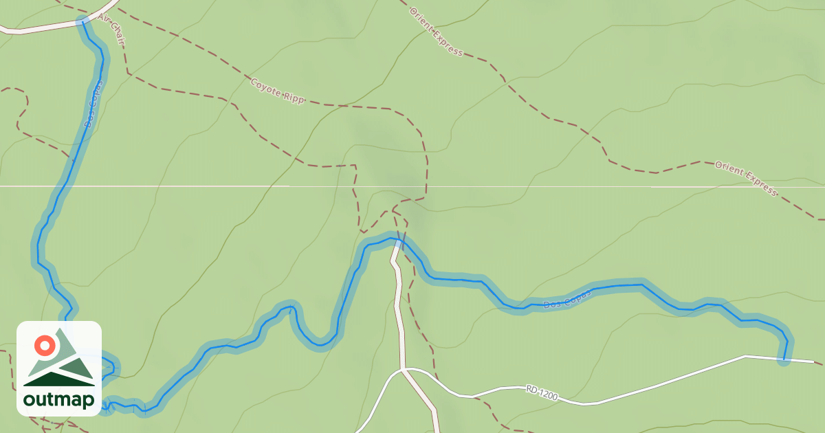 Map of Dos Copas