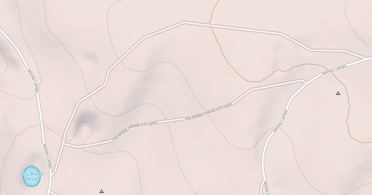 Map preview of Dry Bread Hollow Atv Spur