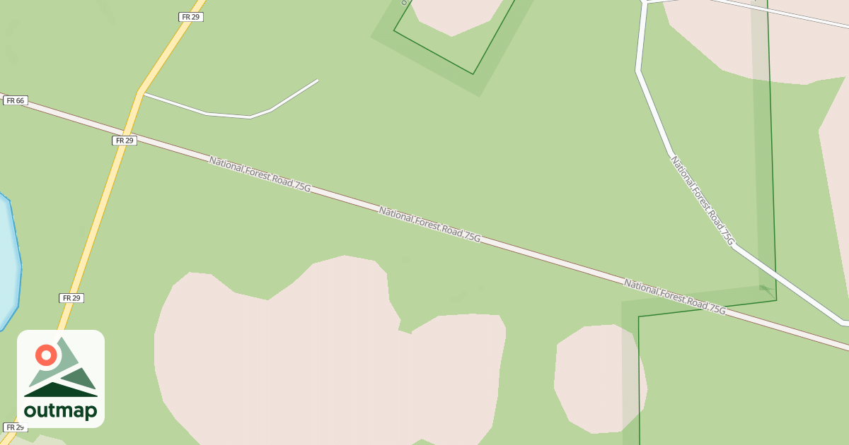 Map of USFS Motor Vehicle Use Map Roads {52CF0DC3-B245-45CA-9354-72C4A5B18939}