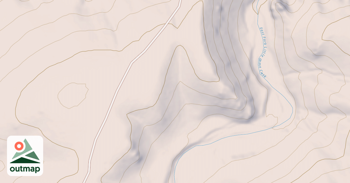 Map of EAST FORK