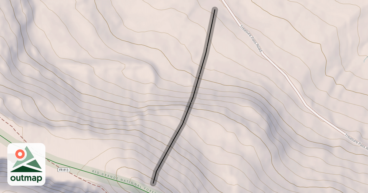 Map of Alberta Peak