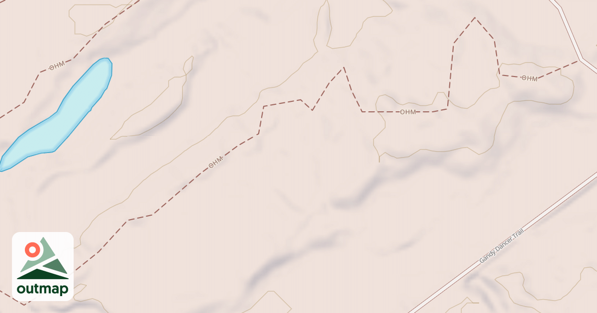 Map of Straight Arrows Trail