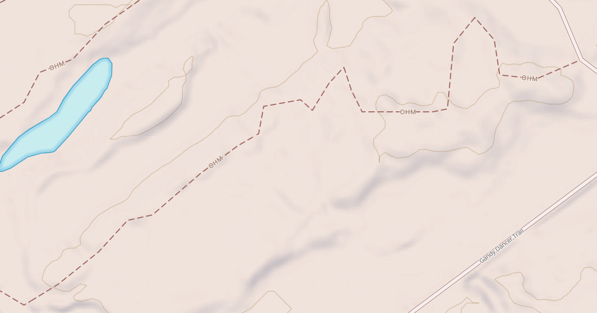 Map preview of Straight Arrows Trail