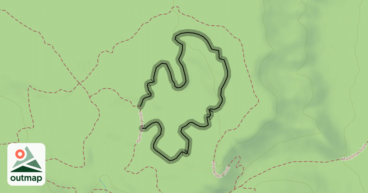 Map of Two Trees More Trail (proposed)