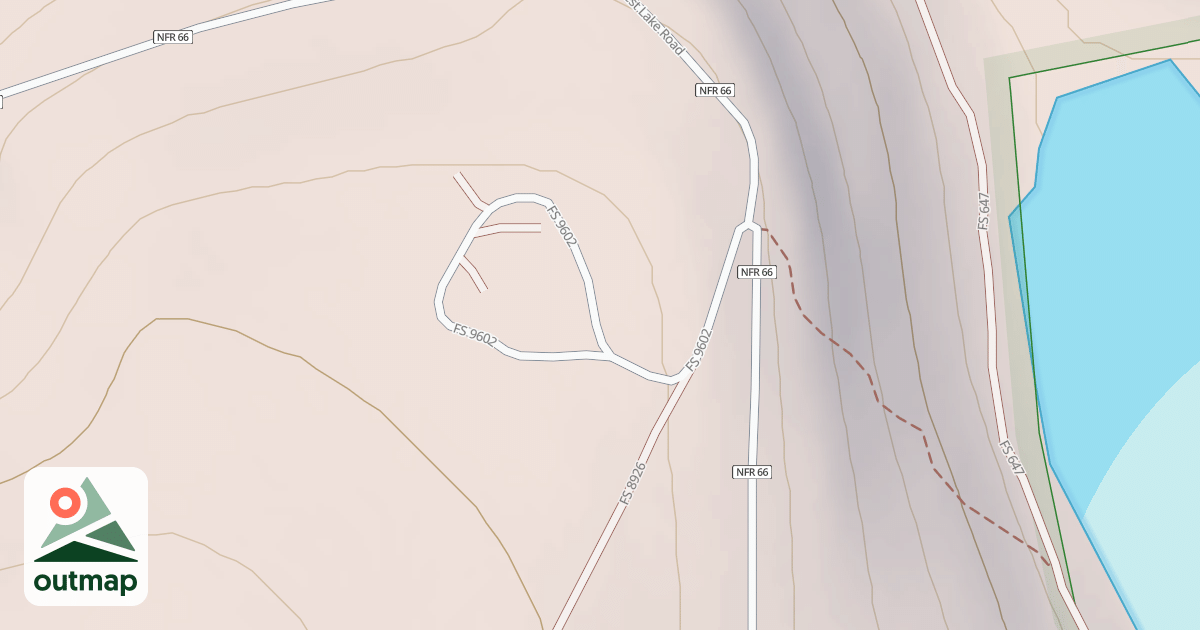 Map of FOREST LAKE CAMPING
