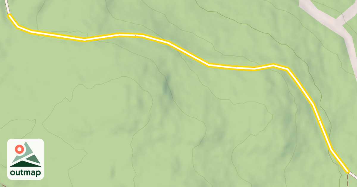 Map of Forest Road 9070-110