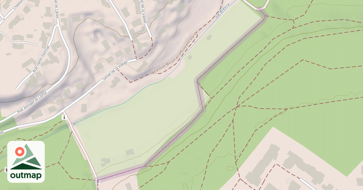 Map of Chemin du Trou Chaud