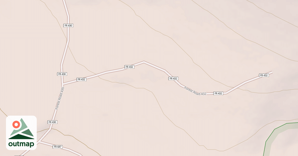 Map of USFS National Forest System Roads {3622C206-751A-4373-B180-739DA0DA5D4E}