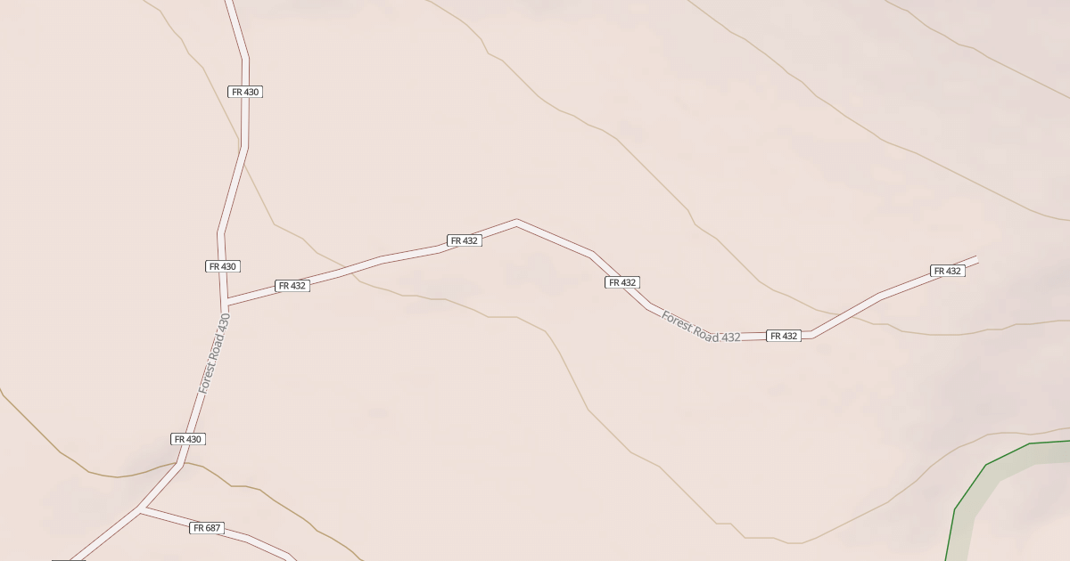 Map preview of USFS National Forest System Roads {3622C206-751A-4373-B180-739DA0DA5D4E}