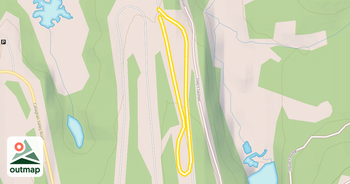 Map of Porter's Glide