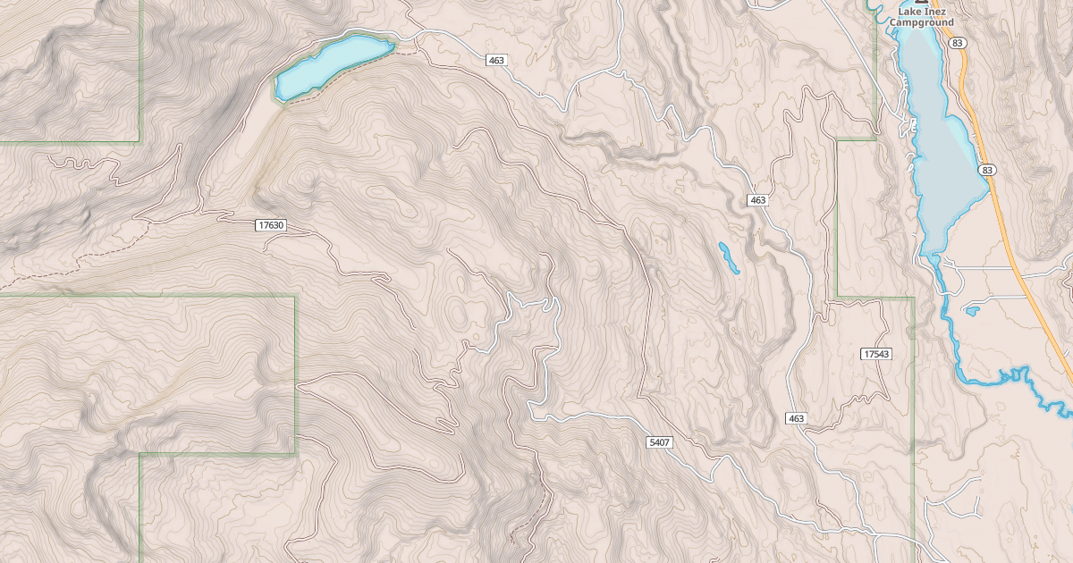Map preview of Lake Marshall Loop