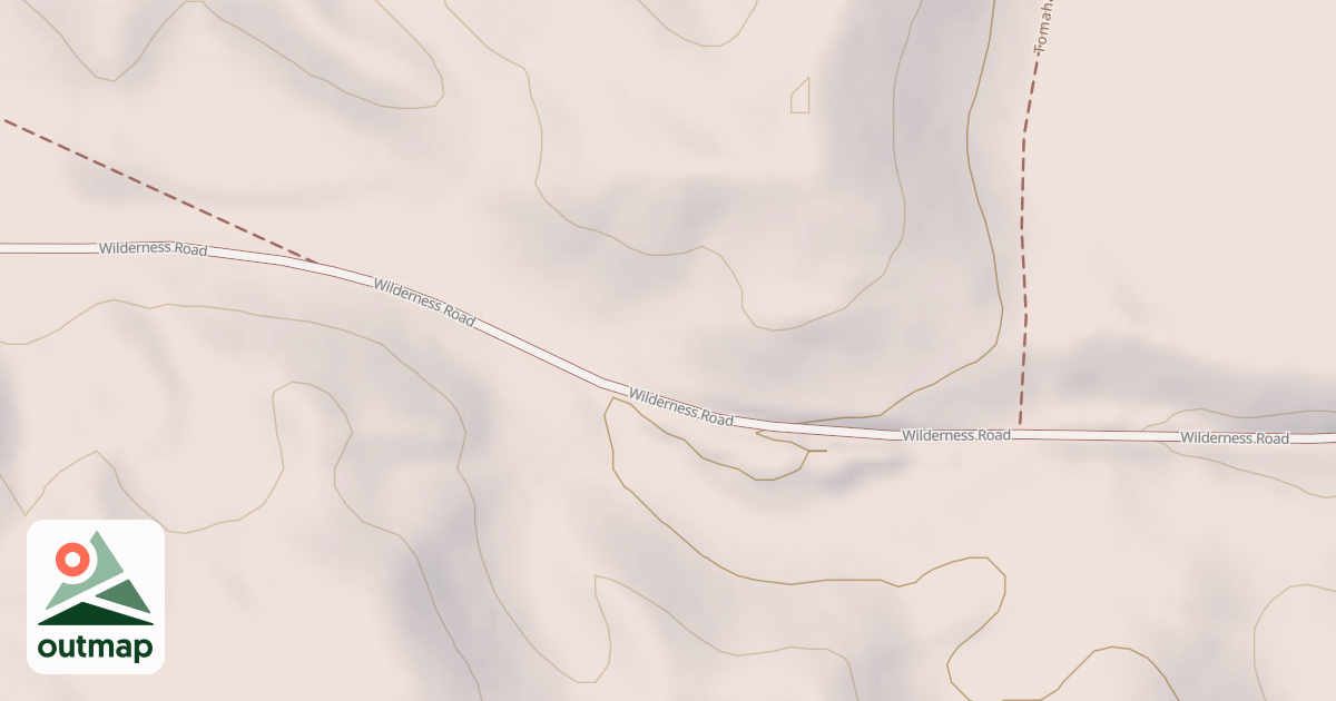 Map of Tomahawk Motorcycle Trail C Loop