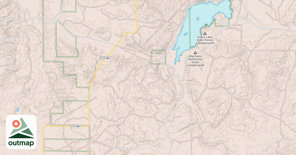 Map of Atlanta To Hunt Creek Mccct