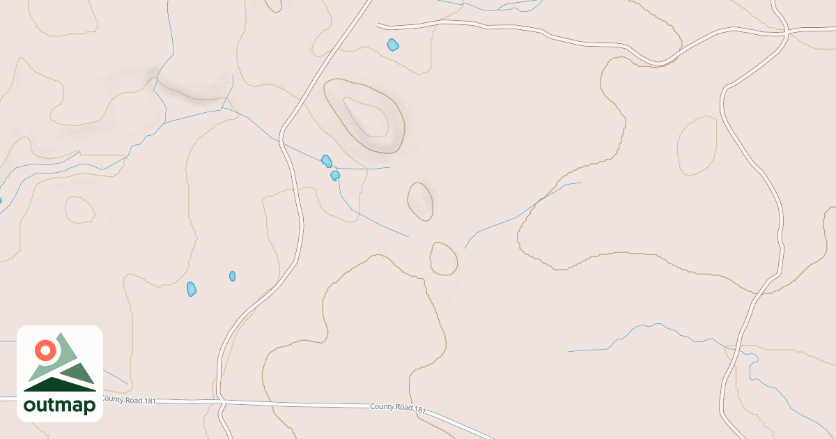 Map of GRIZZLIE SPUR