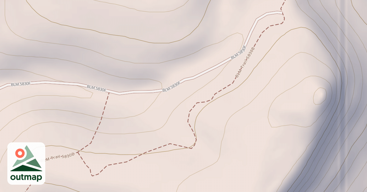 Map of Blm T5830b