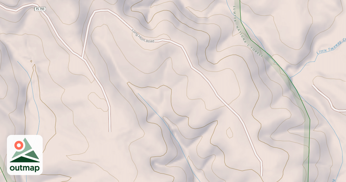 Map of LONG HORN