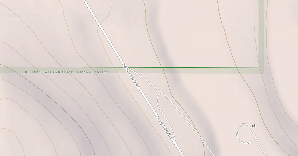 Map preview of LOWER SPRING CR. CAMPGROUND CU