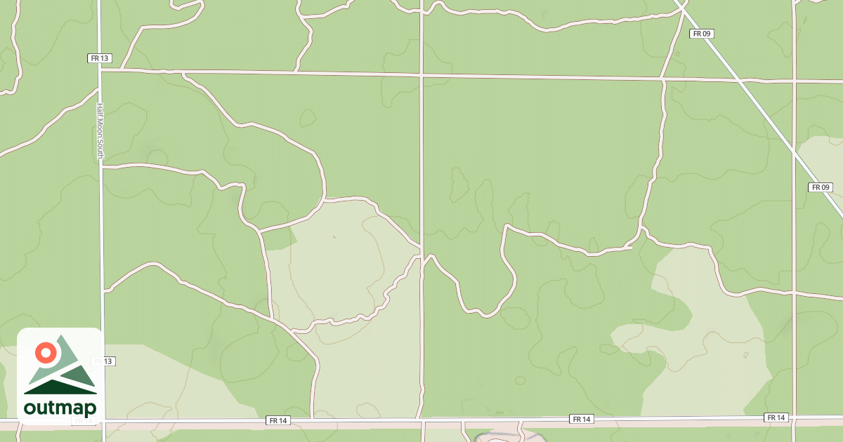 Map of USFS Motor Vehicle Use Map Roads {486B59D1-5C9A-4D10-A3D9-B7195EDFA1DF}