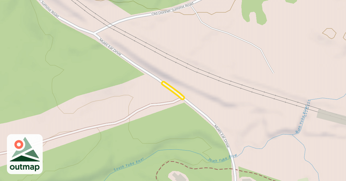 Map of Mules Ear Drive