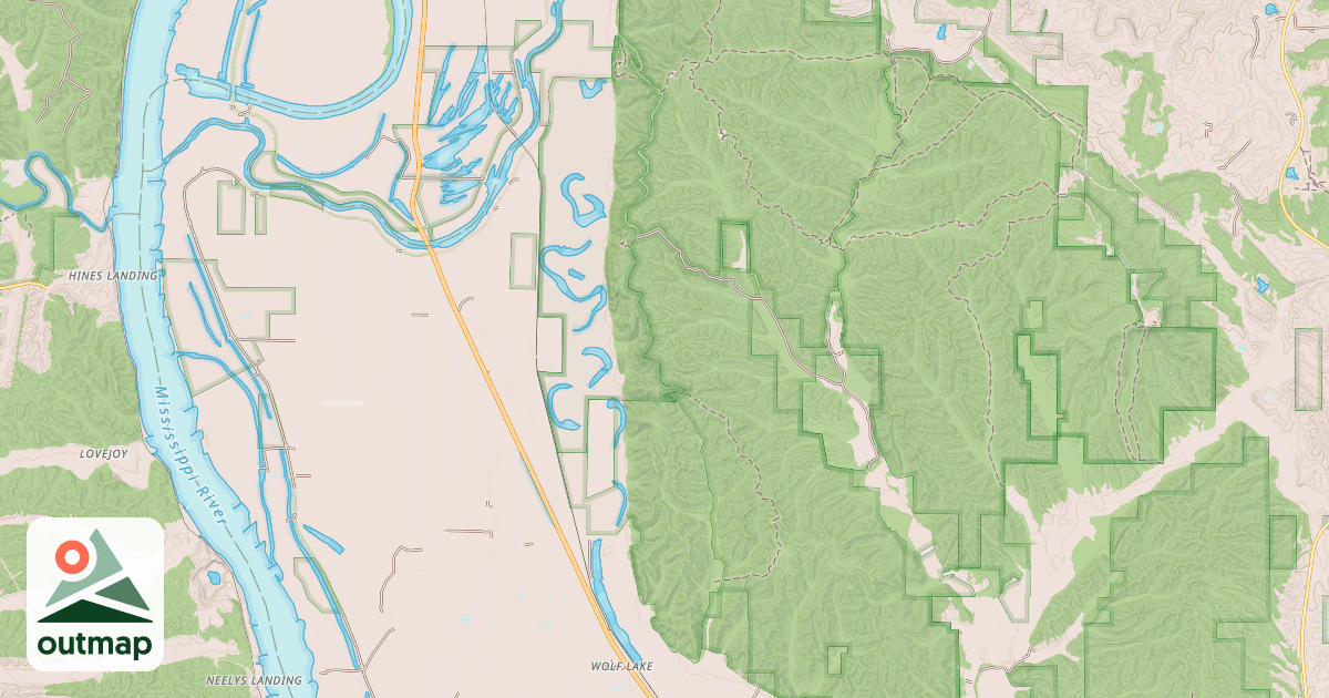Map of PINE HILLS RD