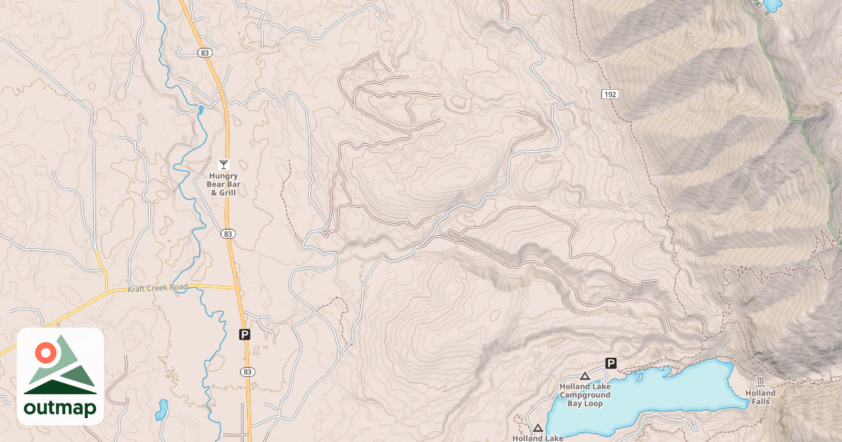 Map of BARBER CREEK