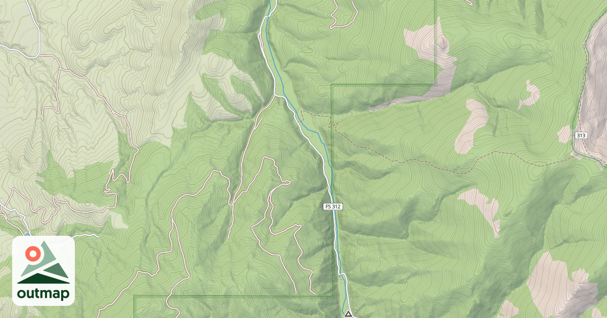 Map of (FDR) BURNT FORK