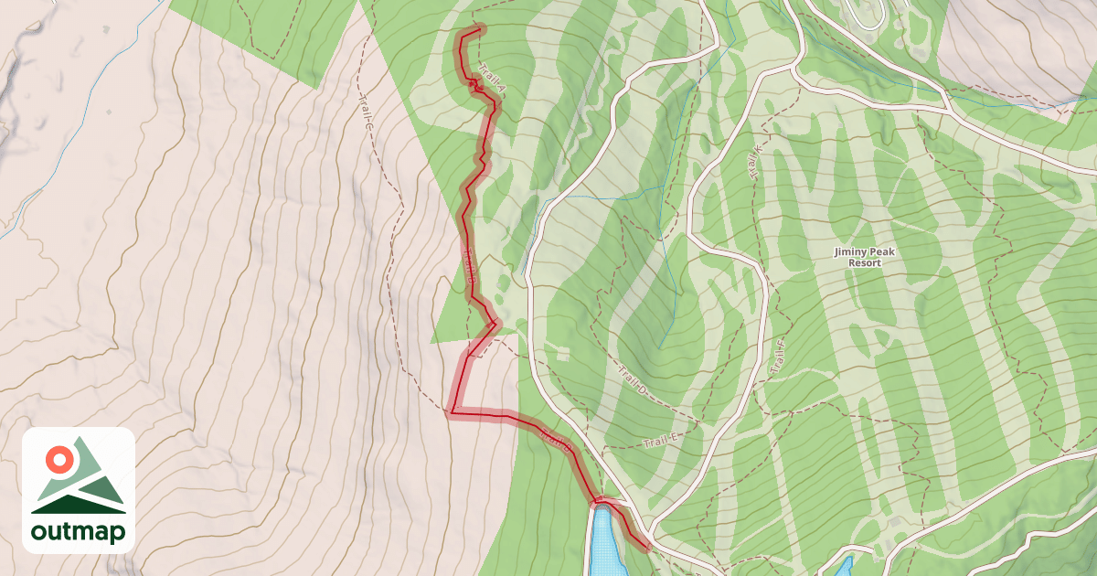 Map of Trail B