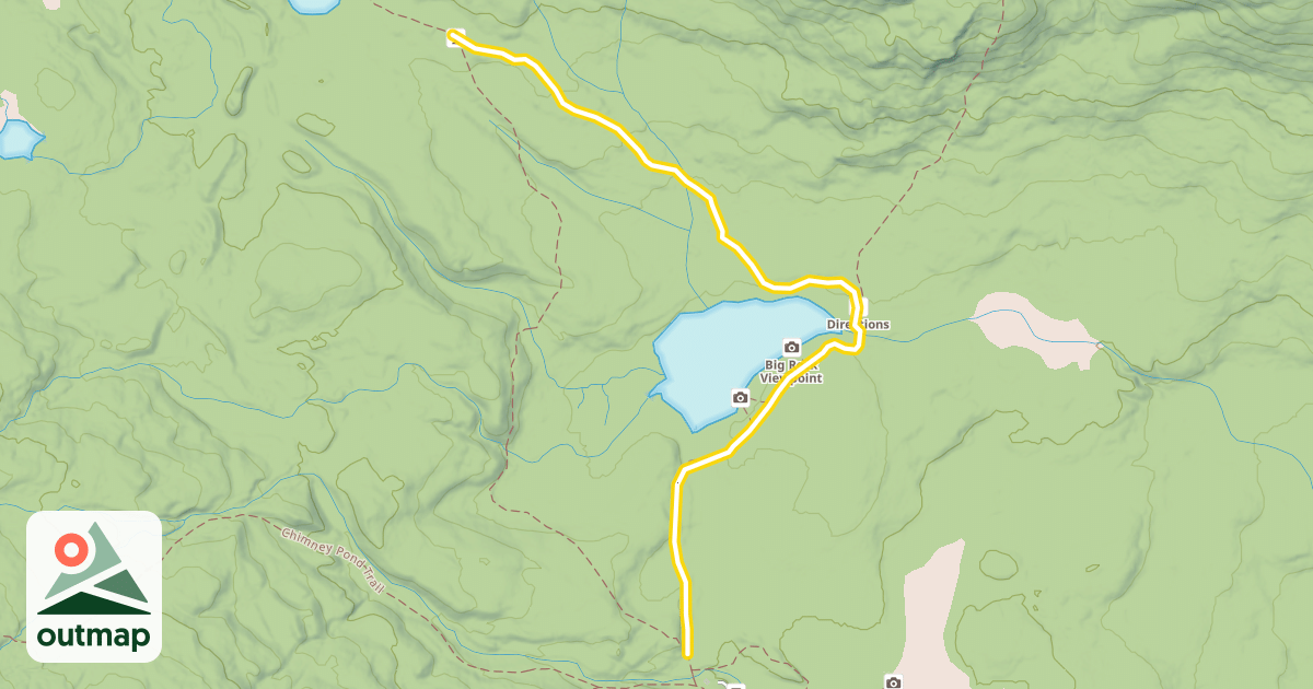 Map of Sandy Stream Pond Trail